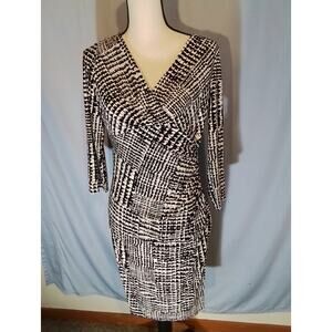 Lauren  black and white dress